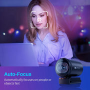 S600 4K Streaming Webcam mit 60 FPS und Autofokus