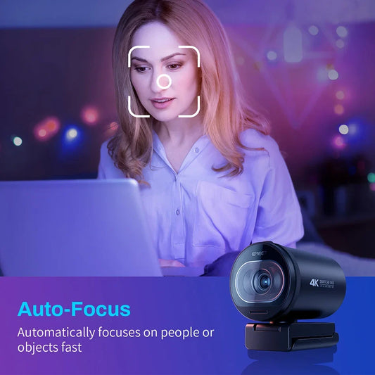 S600 4K Streaming Webcam mit 60 FPS und Autofokus