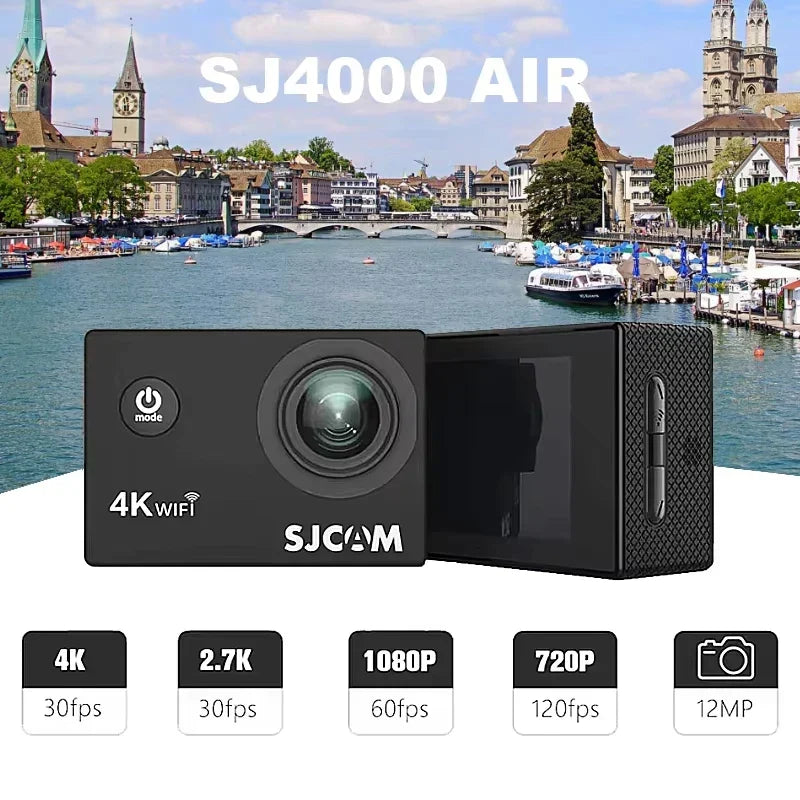 4K Action Camera 30M Waterproof Sports Cam Balck-3