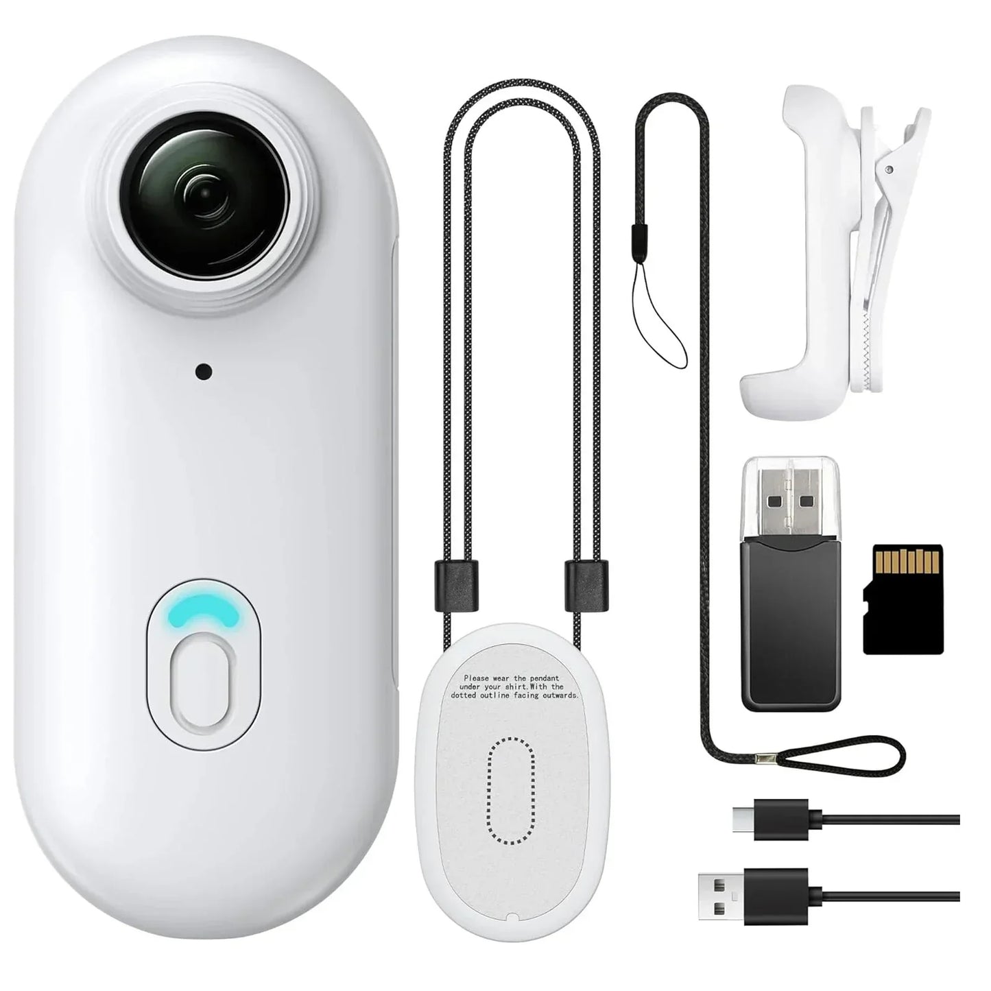 1080P WLAN Mini Kamera mit 32 GB Speicher und 360° Clip