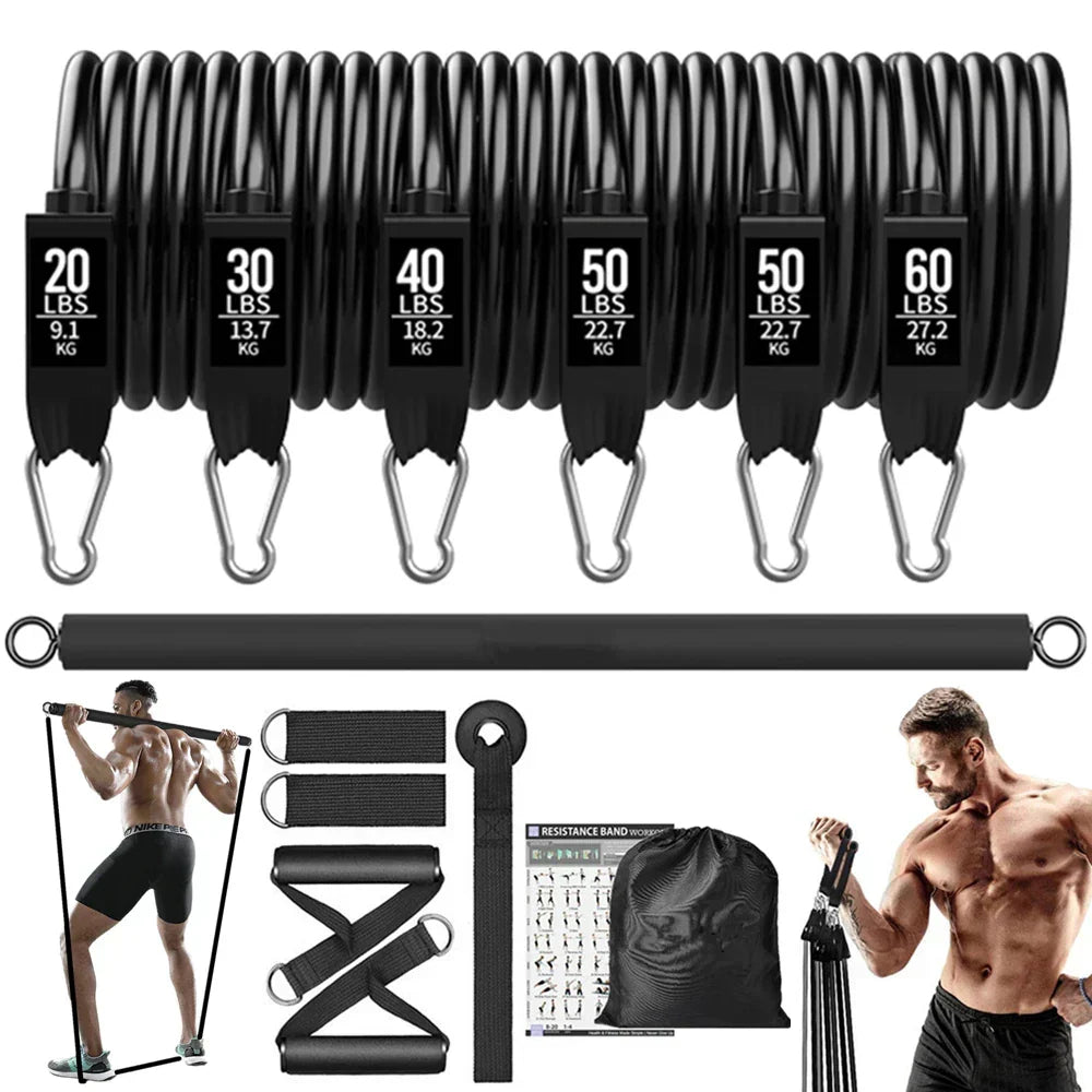 NNEOBA Widerstandsbänder Set für Krafttraining und Home Workout