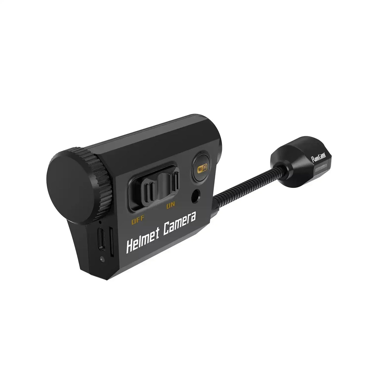 Helmet Face Mask Camera Built-in WiFi Black-1