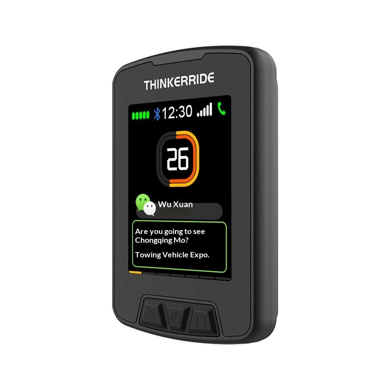 Smarter GPS-Fahrradcomputer mit Bluetooth und App-Verbindung zur Anzeige und Auswertung Deiner Fahrdaten.