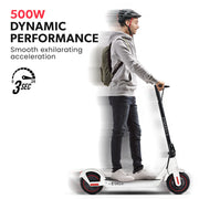NNEMB Synergy 7 MkII Electric Scooter 500W 15Ah-Motorised eScooter for Adults-White