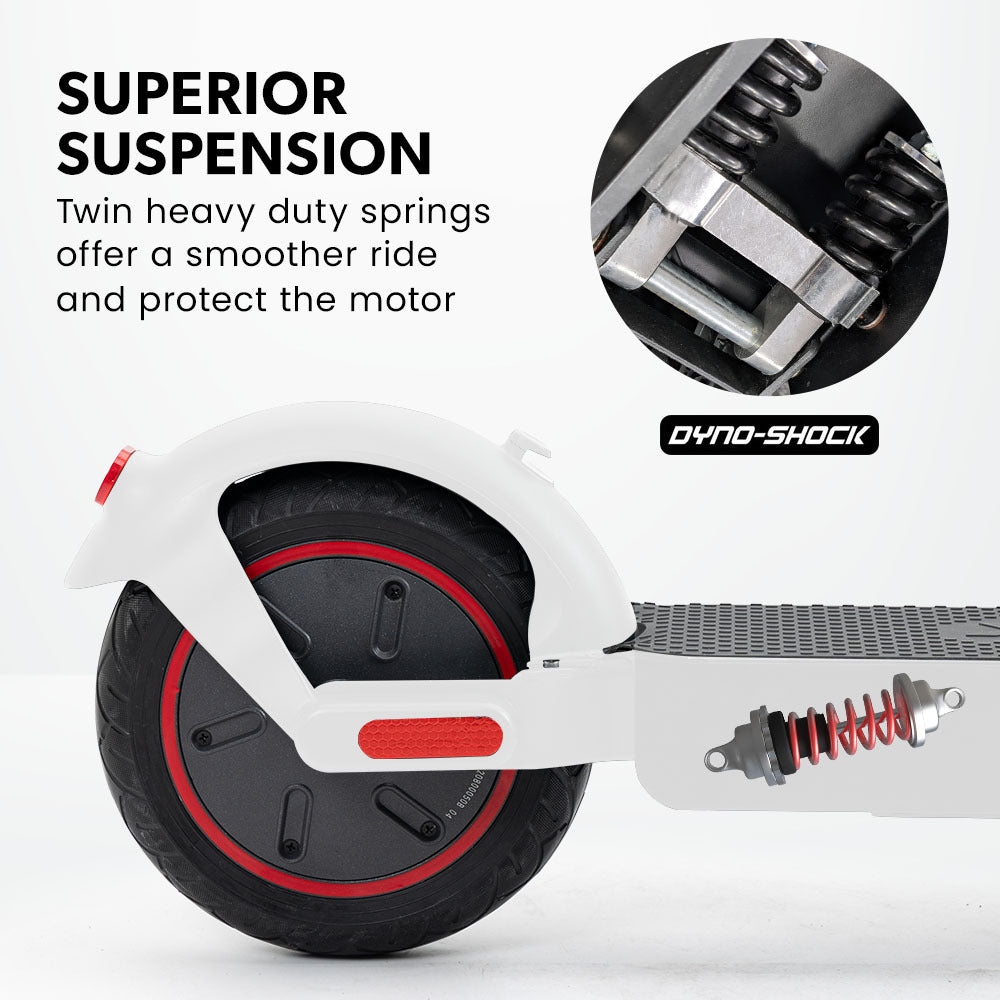 NNEMB Synergy 7 MkII Electric Scooter 500W 15Ah-Motorised eScooter for Adults-White