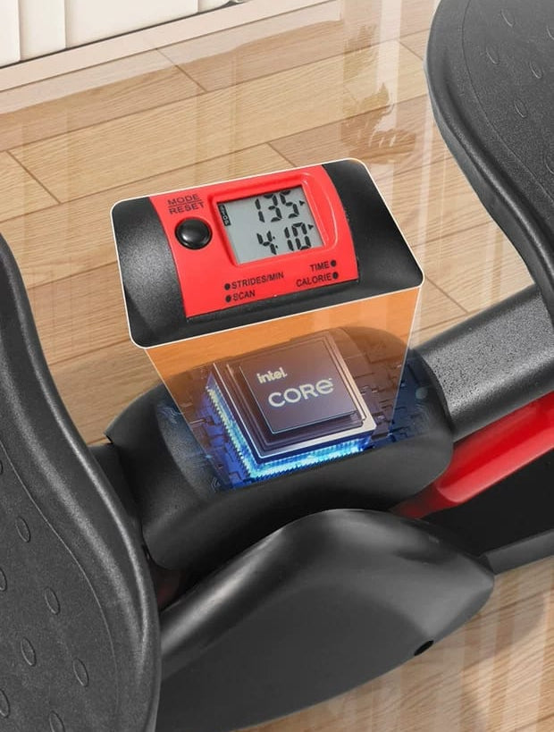 V Mini Stepper mit Widerstandsbändern für Cardio und Ganzkörpertraining