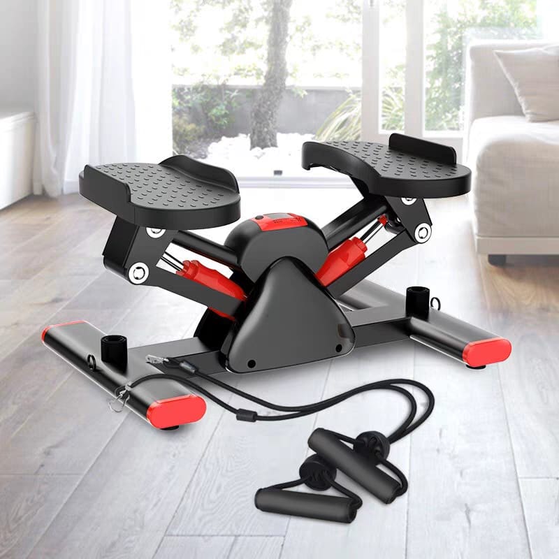 V Mini Stepper mit Widerstandsbändern für Cardio und Ganzkörpertraining