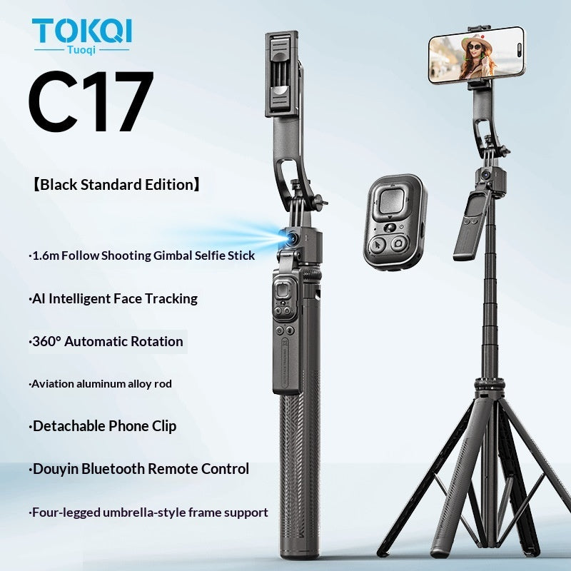 AI Gimbal-Stativ „Smart Track Pro C17“ – Intelligent, stabil & maximal flexibel