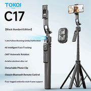 AI Gimbal-Stativ „Smart Track Pro C17“ – Intelligent, stabil & maximal flexibel