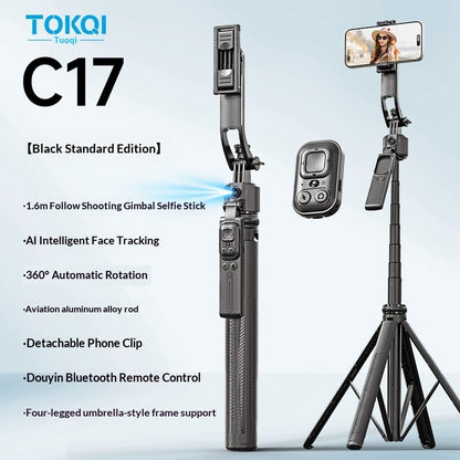 AI Gimbal-Stativ „Smart Track Pro C17“ – Intelligent, stabil & maximal flexibel