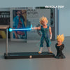 Anime LED Figur mit leuchtendem Energieeffekt als dekoratives Nachtlicht für Gaming Zimmer und Schreibtisch