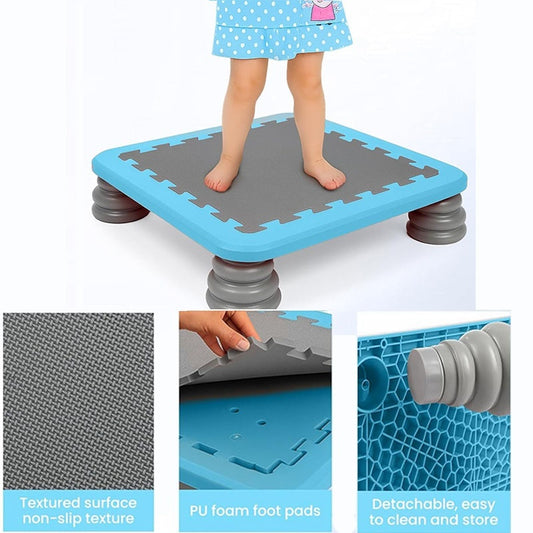 Balance Board für Kinder mit rutschfester Oberfläche und stoßdämpfenden Füßen für sicheres Gleichgewichtstraining