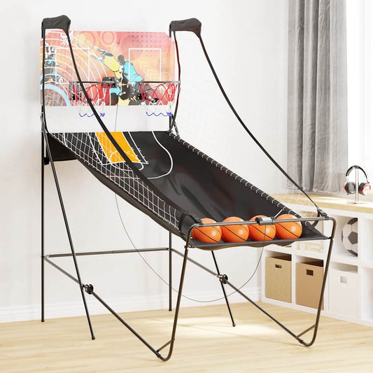 Indoor Basketball Arcade Spiel mit zwei Körben und Ballrücklauf für Spielspaß Zuhause mit Freunden und Familie