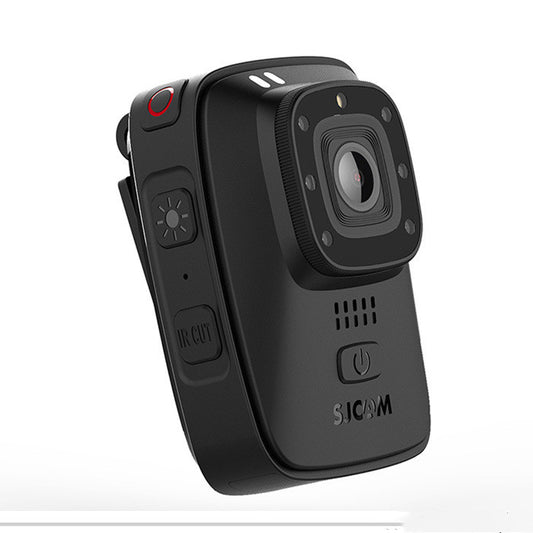 Kompakte Bodycam mit HD-Kamera, Nachtsicht und tragbarem Clip-Design für Sicherheit und Aufnahmen unterwegs