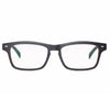 Moderne schwarze Brille mit rechteckigem Rahmen und klaren Gläsern für Alltag, Büro und entspanntes Lesen