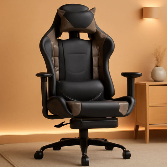 Ergonomischer Gaming und Bürostuhl mit verstellbarer Rückenlehne