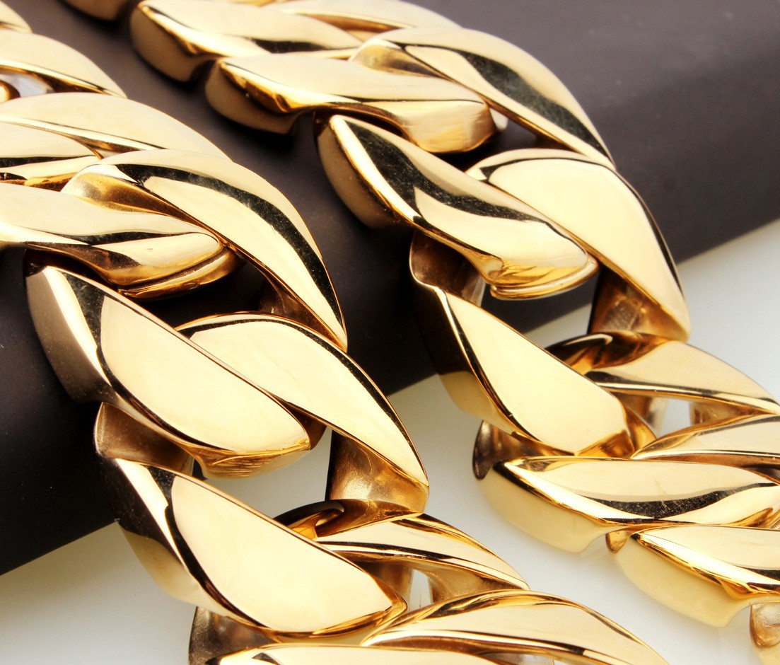 Statement Halskette „Urban Chain Gold“
