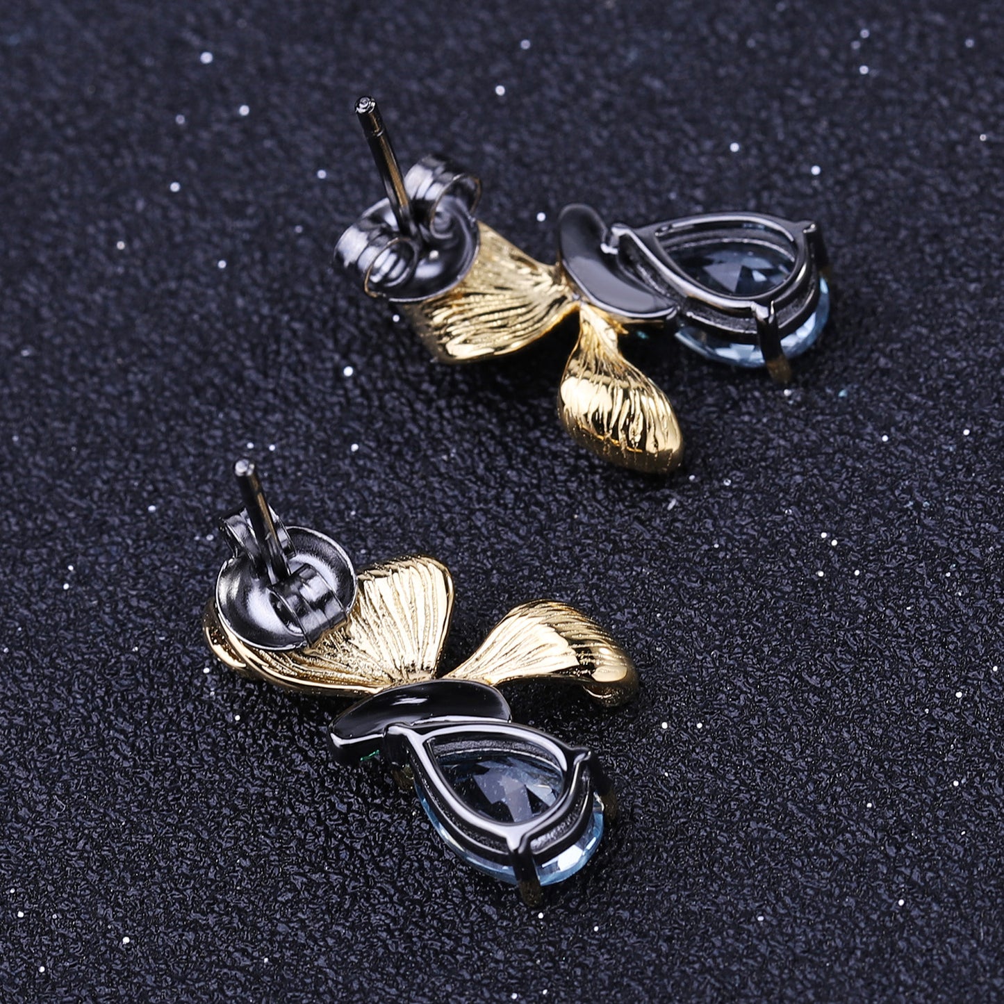 Ohrringe „Golden Bloom Topaz“