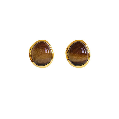 Ohrstecker „Jade Harmony Gold“