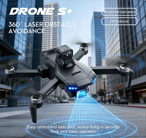 Sky Scout S+ – 6K Drohne mit GPS & Laser-Hinderniserkennung