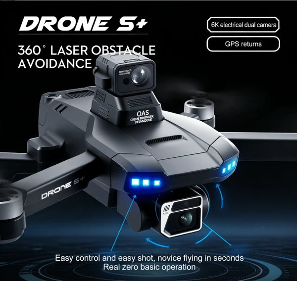Sky Scout S+ – 6K Drohne mit GPS & Laser-Hinderniserkennung