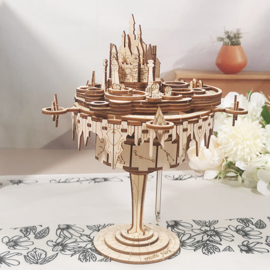 MelodyWorld 3D Holzpuzzle Spieluhr – Music Park DIY Modell