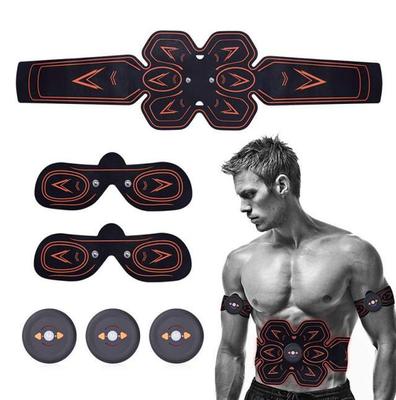 EMS-Muskeltrainer Set für Bauch, Arme und Beine mit elektrischer Muskelstimulation für effektives Home-Workout