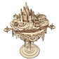 Fantasy 3D Holzpuzzle mit schwebender Stadt und detailreichem Design für kreativen Bastelspaß und Deko