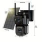 360° Solar WLAN Überwachungskamera mit 1080p und LED Licht