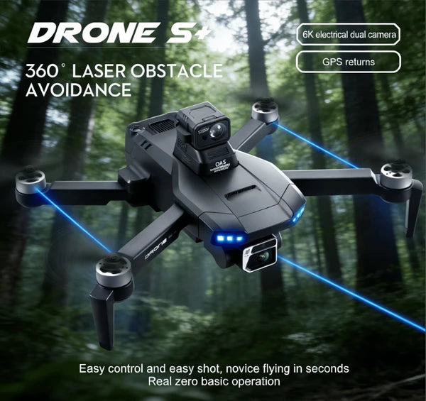 Sky Scout S+ – 6K Drohne mit GPS & Laser-Hinderniserkennung