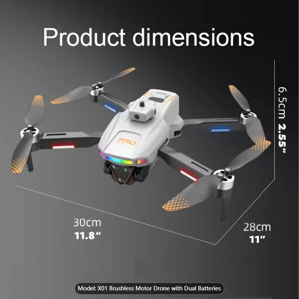 Aero Vision Pro Drone – Faltbare 4K Drohne mit Display & Dual-Kamera