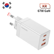 Schnellladegerät „Power Core 67W Pro“ – Kompakt, leistungsstark & vielseitig