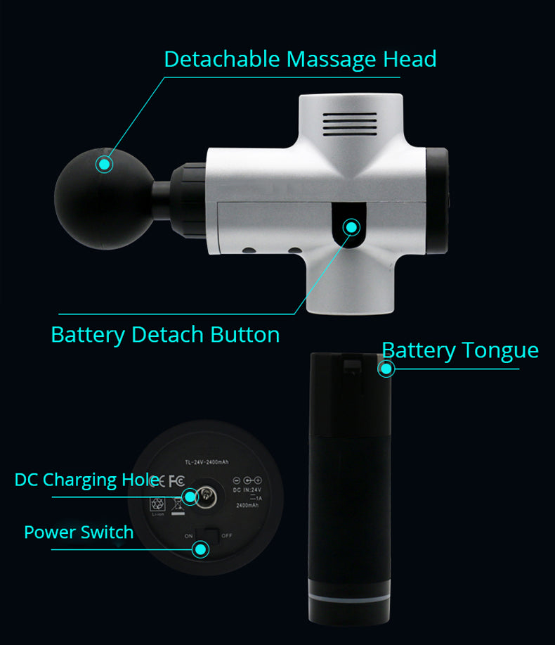 Massage Gun „Recovery Pulse Pro“ – Kraftvoll, leise & regenerierend