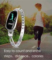 Fitness Tracker Armband mit Schrittzähler zur Messung von Aktivität und Bewegung