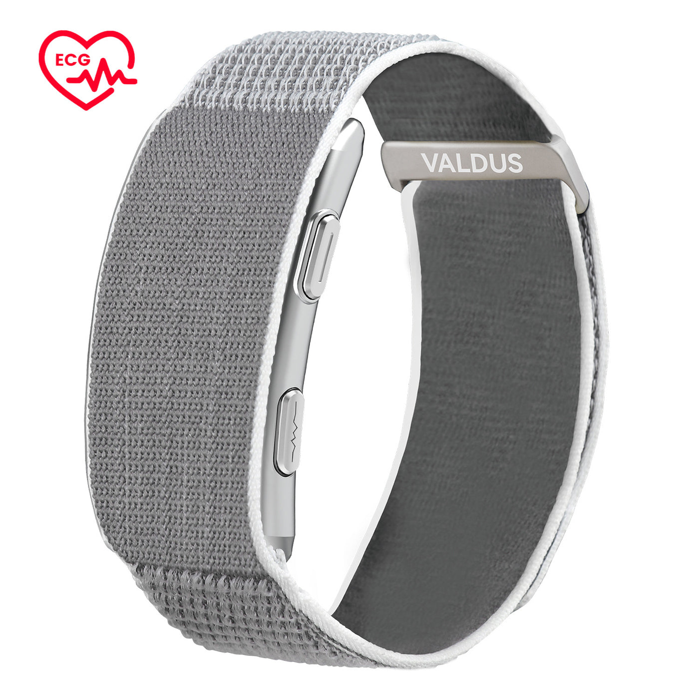 VALDUS VITRO Fitnessarmband ohne Display in Silber