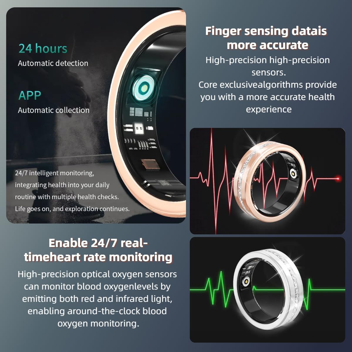 Aura Fit Luxe Smart Ring