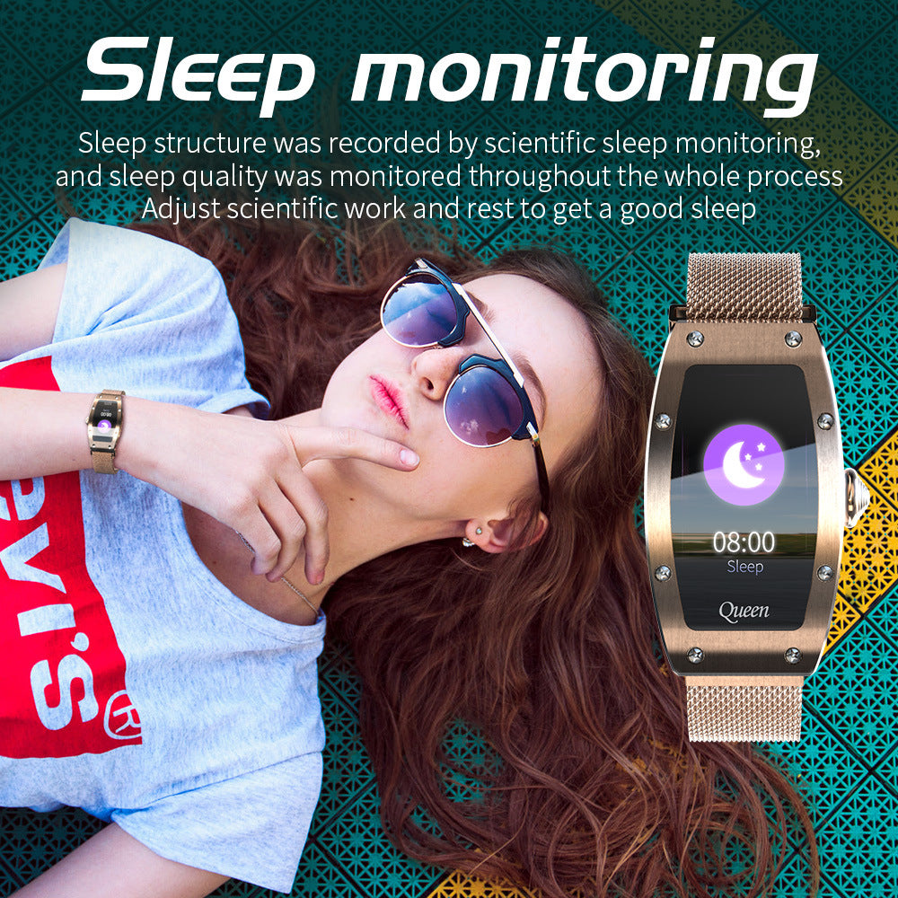 Smartwatch „LunaSteel“ – Elegante Fitnessuhr für deinen Alltag