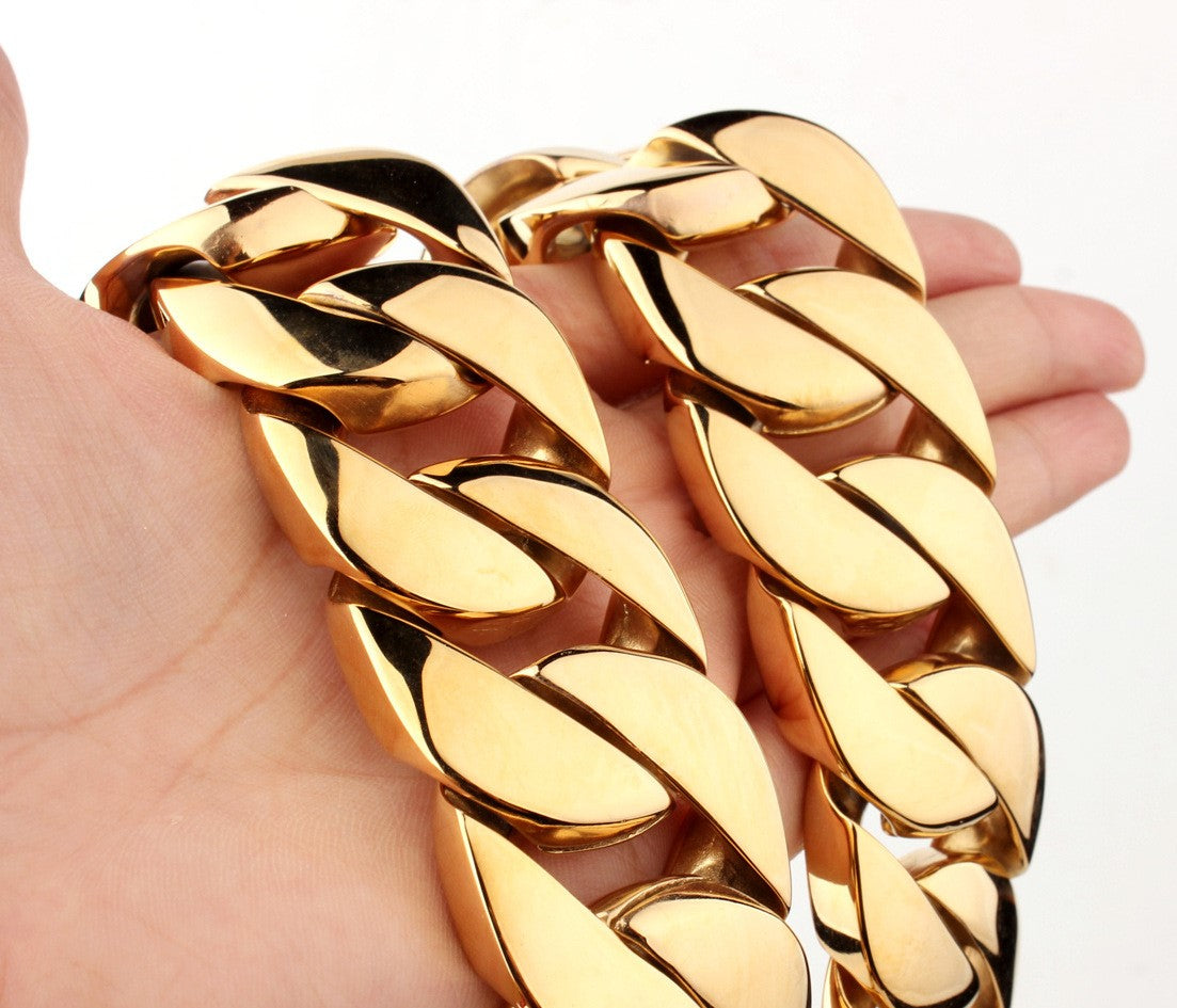 Statement Halskette „Urban Chain Gold“