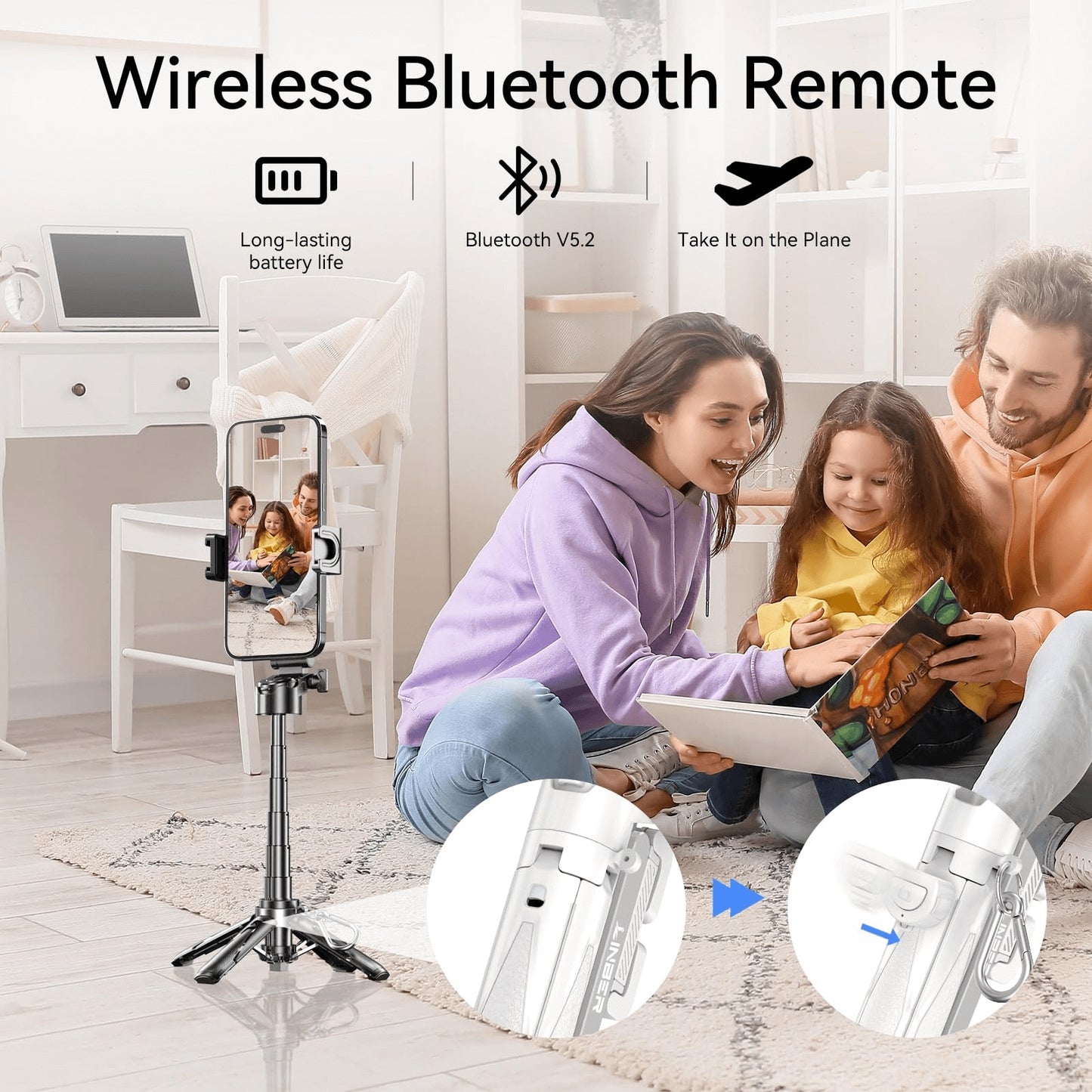 3-in-1 Mini-Stativ „Flexi Shot Pro“ – Kompakt, vielseitig & ready to create