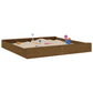 NaturePlay Holzsandkasten – Quadratischer Sandkasten aus Kiefernholz