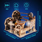 Marble Flow – Mechanisches 3D Holzpuzzle mit Kugelbahn & Spieluhr