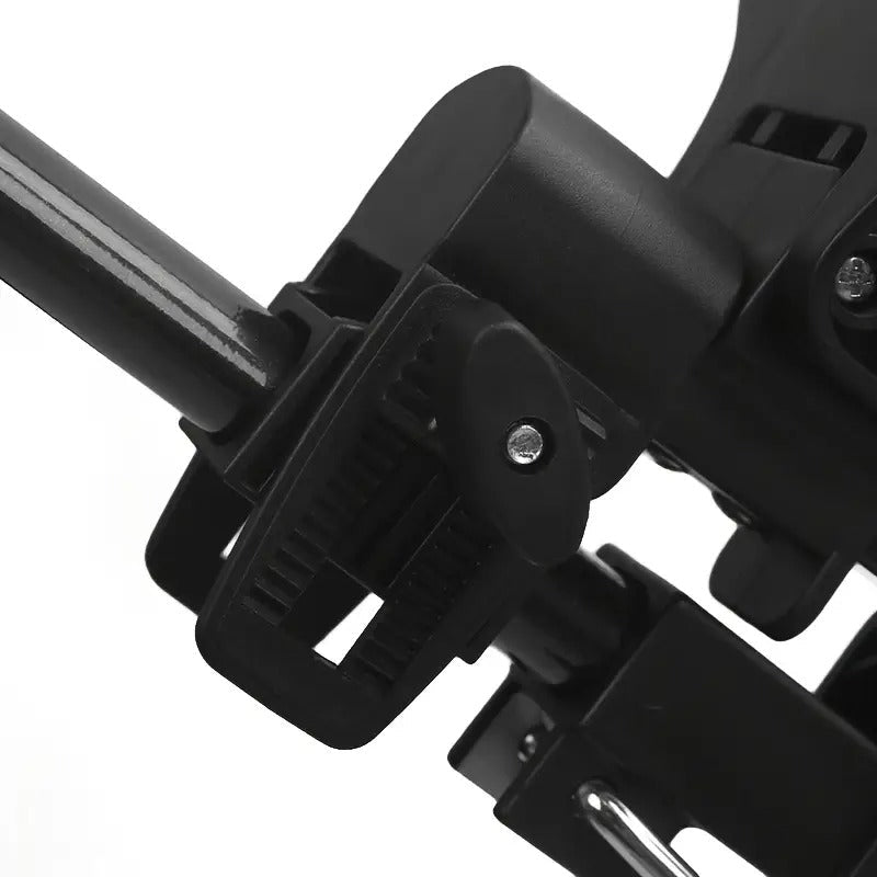 Faltbarer 3 Rad Golf Trolley aus Aluminium in Schwarz