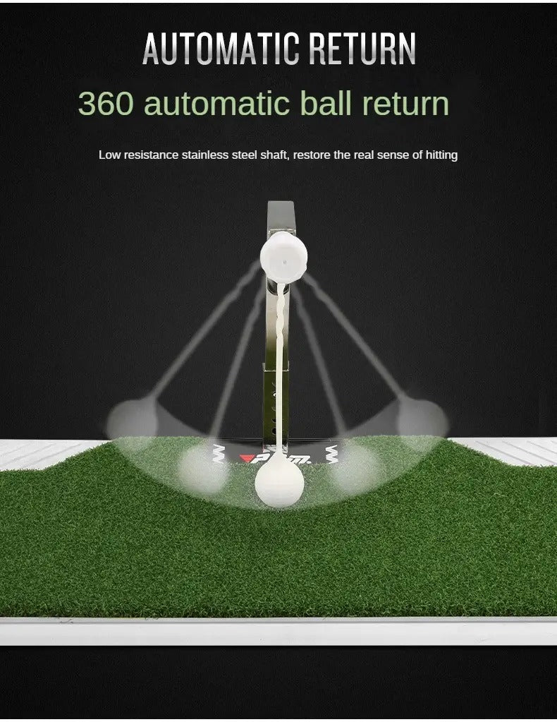 360 Grad Golf Schwungtrainer mit automatischer Ballrückführung
