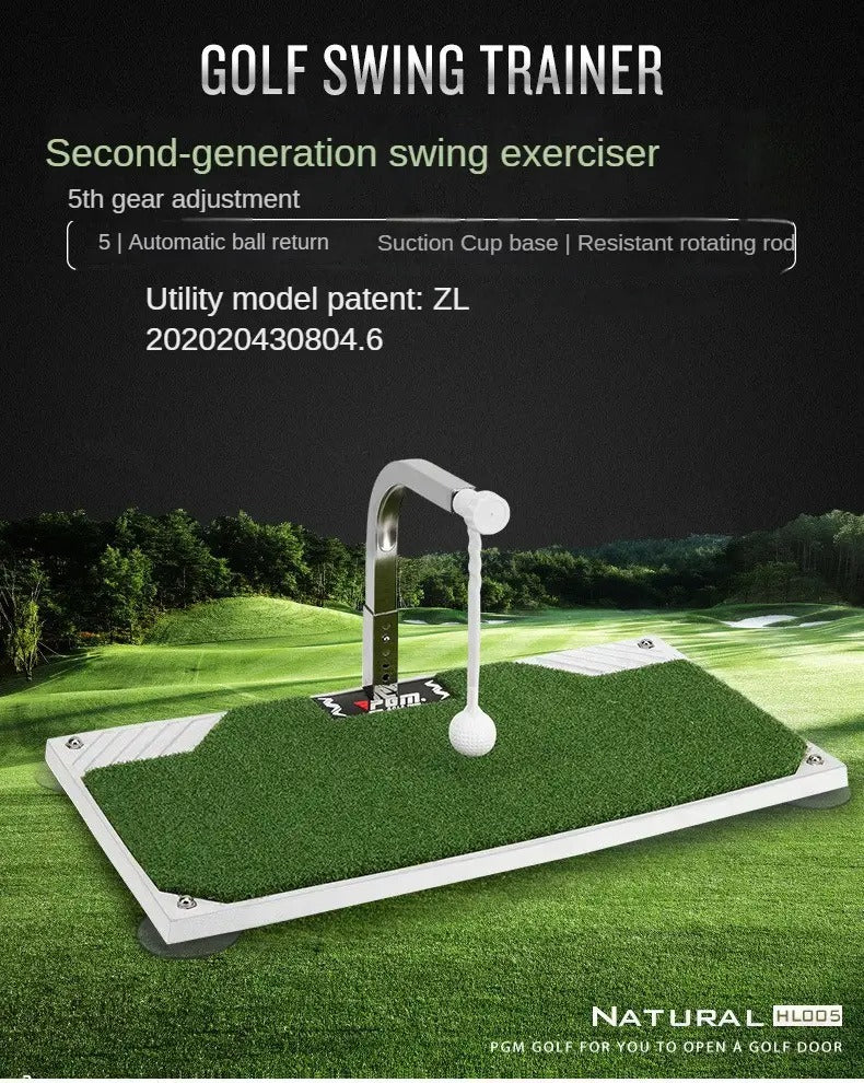 360 Grad Golf Schwungtrainer mit automatischer Ballrückführung