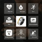 Smart Ring „VitaPulse Ring“ – Eleganter Health-Tracker aus Titan