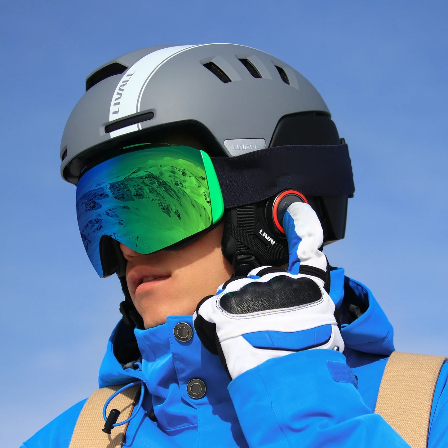 Moderner Skihelm für Wintersport mit hohem Tragekomfort