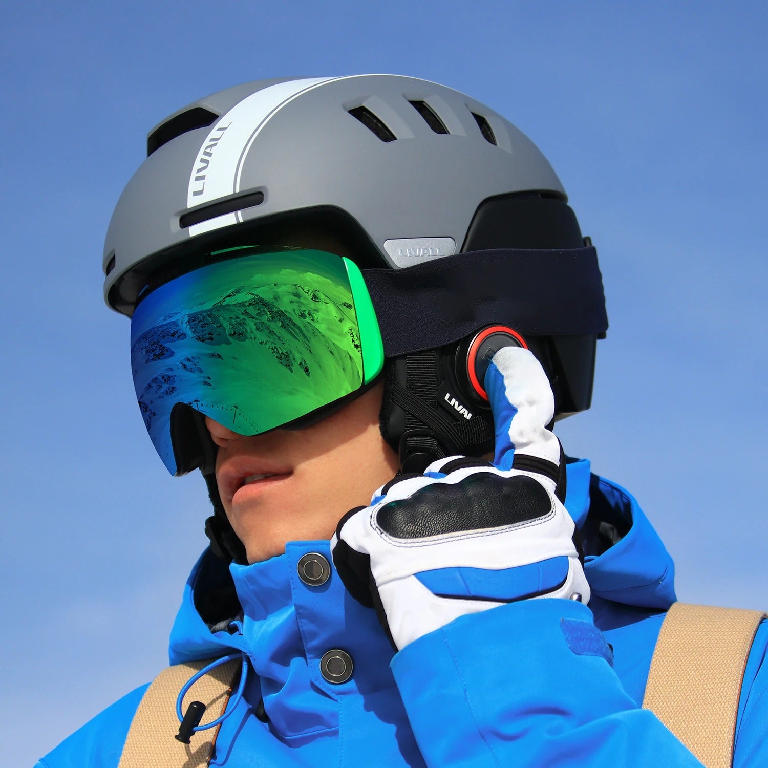 Moderner Skihelm für Wintersport mit hohem Tragekomfort