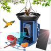 Intelligente Vogelfutterstation mit Solarpanel und HD Kamera für Wildvögel