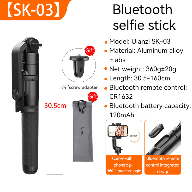 Teleskop Selfie-Stativ „Extend Shot Pro“ – Stabil, flexibel & immer im richtigen Winkel
