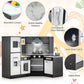 UrbanChef Deluxe Spielküche – Interaktive Kinderküche mit Licht & Sound